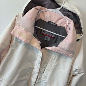 Columbia Convert Women's XL Performance Ski/Snowboard Jacket White and Pink